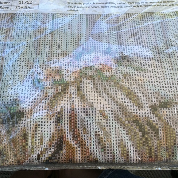 Diamond Painting Lot. Cow Wall Decor NWT Including Extra Rhinestones. - Picture 10 of 14